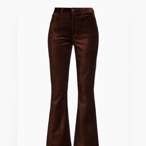 Agolde “Nico” Chocolate Velvet Bootcut Pants - Size 29